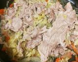 簡単　豚肉とキャベツのチーズ乗せ作り方5写真
