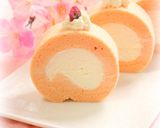 ✿桜のシフォンロール✿作り方18写真