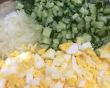 水菜のタルタルマヨポンサラダ作り方1写真