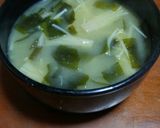 ☆えのきとわかめのみそ汁☆作り方10写真