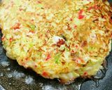 大阪人の作るふわふわ関西風お好み焼き作り方4写真