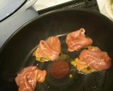 豚薄切り肉とキャベツのキムチ焼き蒸し煮作り方3写真