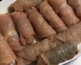 ささみの梅しそロールカツ作り方3写真