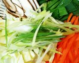 春雨入り野菜たっぷりスープ餃子作り方1写真