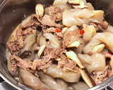 蒟蒻と牛肉のうま煮☆お節や作り置きに作り方4写真