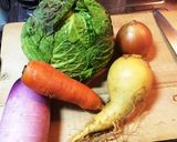 根菜ごろごろスープ作り方1写真