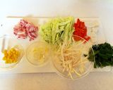 野菜嫌いの子供もペロリ！！ちゃんぽん丼作り方2写真