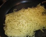 肉味噌の混ぜ麺♪ごまドレかけ❤作り方7写真