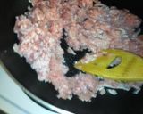 肉味噌の混ぜ麺♪ごまドレかけ❤作り方5写真