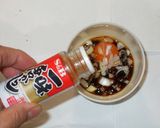 鶏ごま油鍋♪寄せ鍋の簡単な具材♪卵黄ダレ作り方3写真