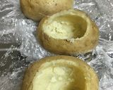 トマトとチーズのポテトカップ焼き。作り方4写真