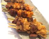ビールのお供に♡鶏ハツと鶏皮のMIX串作り方6写真
