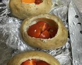 トマトとチーズのポテトカップ焼き。作り方5写真