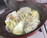 無加水鍋で白菜と豚薄切り肉のミルフィーユ作り方4写真
