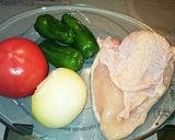 ★とりむね肉のピザ煮込み★筋トレ後に！作り方1写真