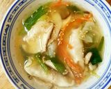 春雨入り野菜たっぷりスープ餃子作り方8写真