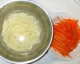 人参じゃがいも豚肉のカレー粉簡単野菜炒め作り方2写真
