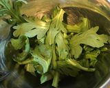 春菊ときな粉の蒸しパン作り方1写真
