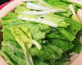 小白菜炒め作り方1写真