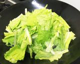 小白菜炒め作り方4写真