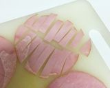 ハムが束にならない！切り方。冷やし中華に作り方3写真