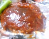 ハンバーグの照り焼き風　簡単作り方5写真