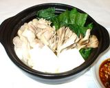 鶏ごま油鍋♪寄せ鍋の簡単な具材♪卵黄ダレ作り方11写真