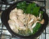 鶏ごま油鍋♪寄せ鍋の簡単な具材♪卵黄ダレ作り方9写真