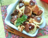 トロっと生チョコ⋆珈琲バナナカステラ作り方10写真