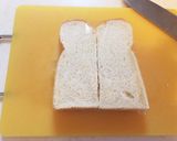 幼児と乳児の♡ふわふわきなこサンドイッチ作り方4写真