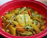 ピリっとスパイシー！野菜たっぷりカレー鍋作り方4写真