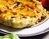 和風豆腐ハンバーグの茸餡かけ作り方8写真
