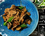 簡単★茄子ともやしの甘辛味噌炒め作り方5写真