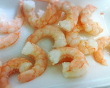海老とほうれん草とろみ炒め作り方1写真