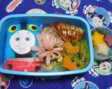キャラ弁♪機関車トーマス作り方4写真