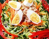 食感がクセになる★揚げ春雨サラダ作り方5写真