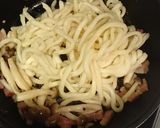 簡単ランチ♪バター醤油焼きうどん作り方5写真
