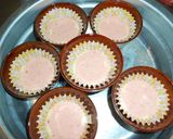 ひな祭り☺３色蒸しケーキ作り方5写真