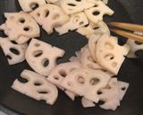 レンコンの甘辛きんぴら作り方2写真