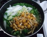 菜の花となめこ❀お味噌汁作り方4写真