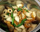 お弁当に♫椎茸ちくわインゲンの甘辛煮作り方9写真