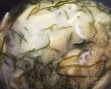 切り昆布と蓮根のお味噌汁作り方5写真