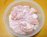 油はフライパン5mm！鶏むね肉の塩唐揚げ作り方4写真