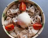 もりもり食べられる♪ピリ辛豚しゃぶ丼作り方8写真