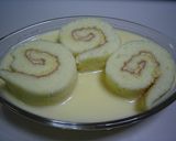 ロールケーキプディング・アイスクリーム作り方3写真