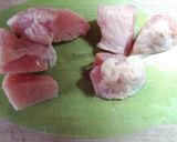 鶏モモ肉の星形ワンプレート作り方1写真