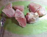鶏モモ肉の星形ワンプレート作り方2写真