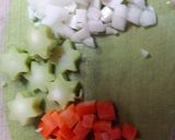 鶏モモ肉の星形ワンプレート作り方4写真