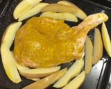 骨つき鳥もも肉のカレー風味グリル作り方3写真