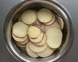 レンジで時短☆スイートポテトスタック。作り方1写真